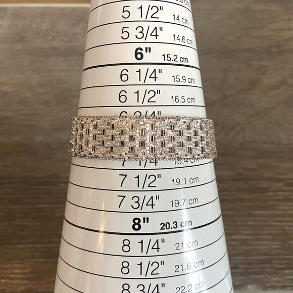 Italian Milor Sterling Silver 925 Heavy 16mm Wide Woven Riccio Bracelet 7.25" - Picture 10 of 16